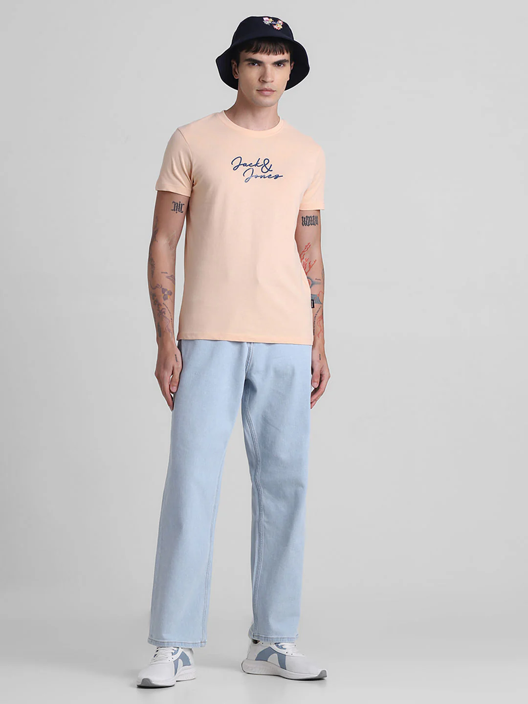 Light Blue High Rise Dario Loose Fit Jeans - Image 5