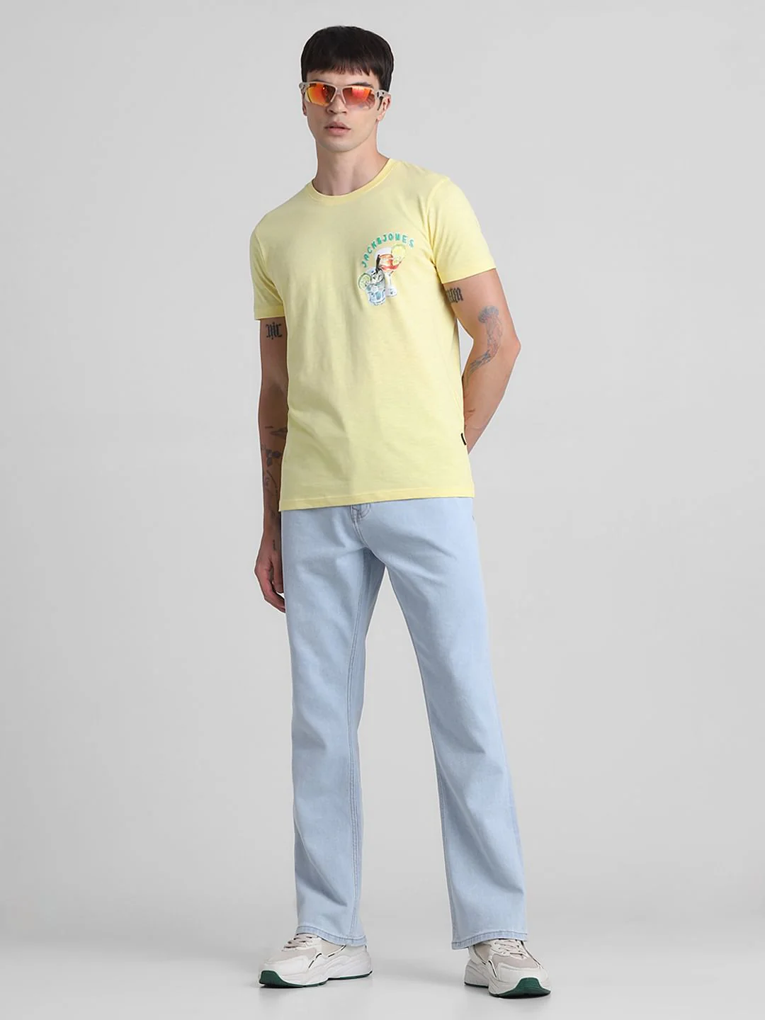 Blue High Rise Ray Bootcut Fit Jeans - Image 5