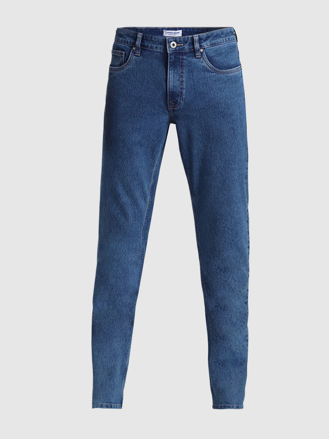 Light Blue Mid Rise Regular Fit Jeans - Image 7