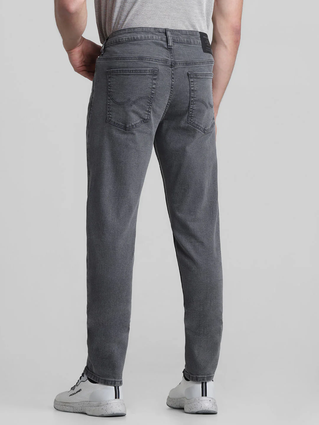 Grey Low Rise Glenn Slim Fit Jeans - Image 3