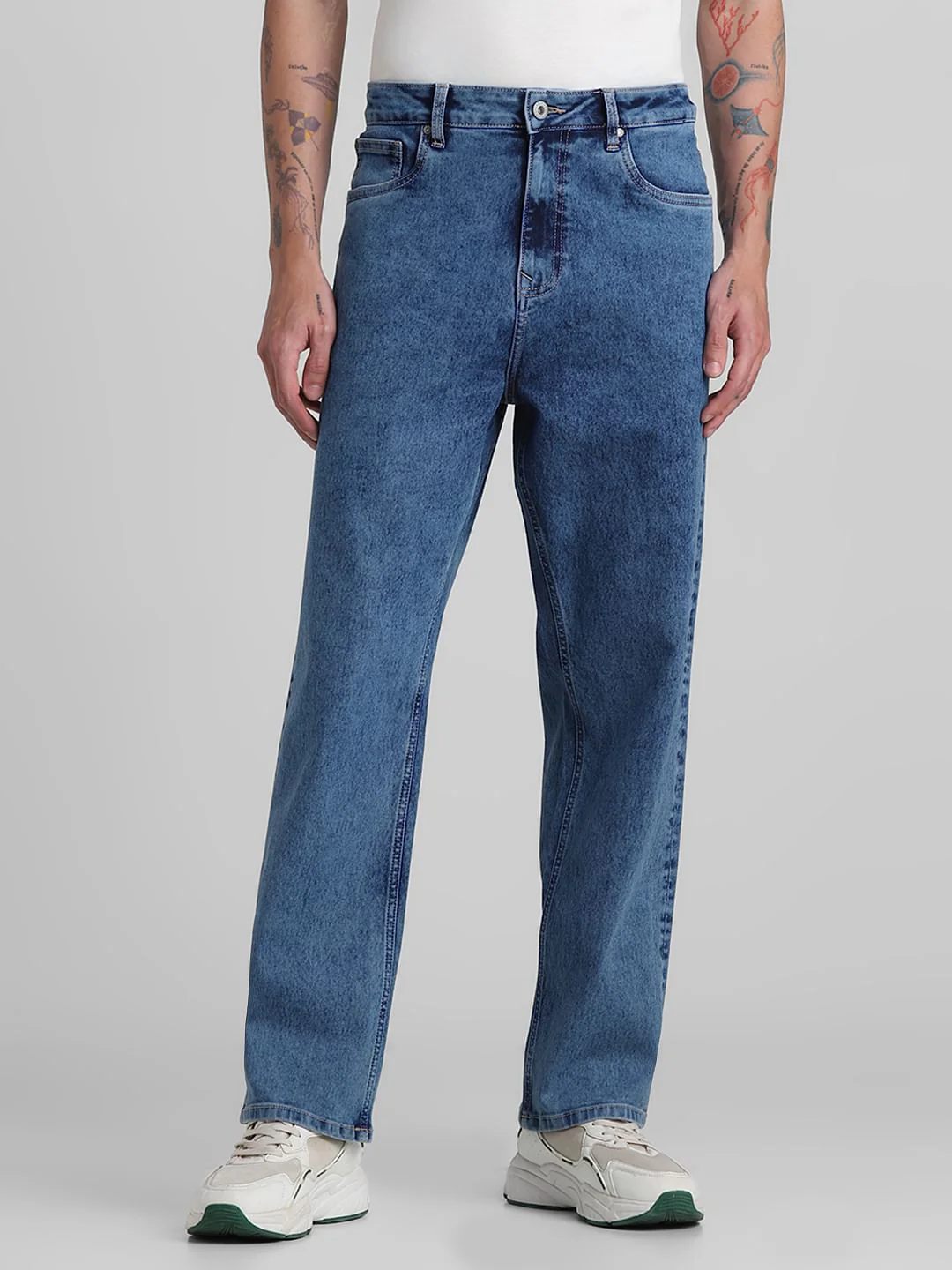 Light Blue High Rise Dario Loose Fit Jeans