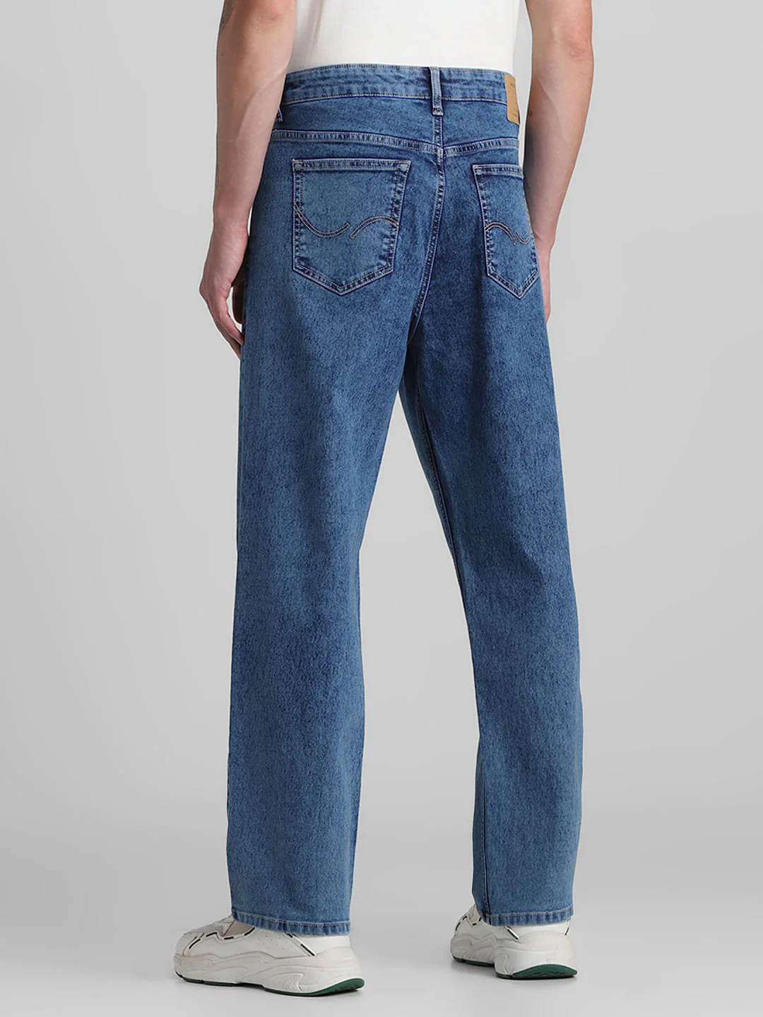 Light Blue High Rise Dario Loose Fit Jeans - Image 3