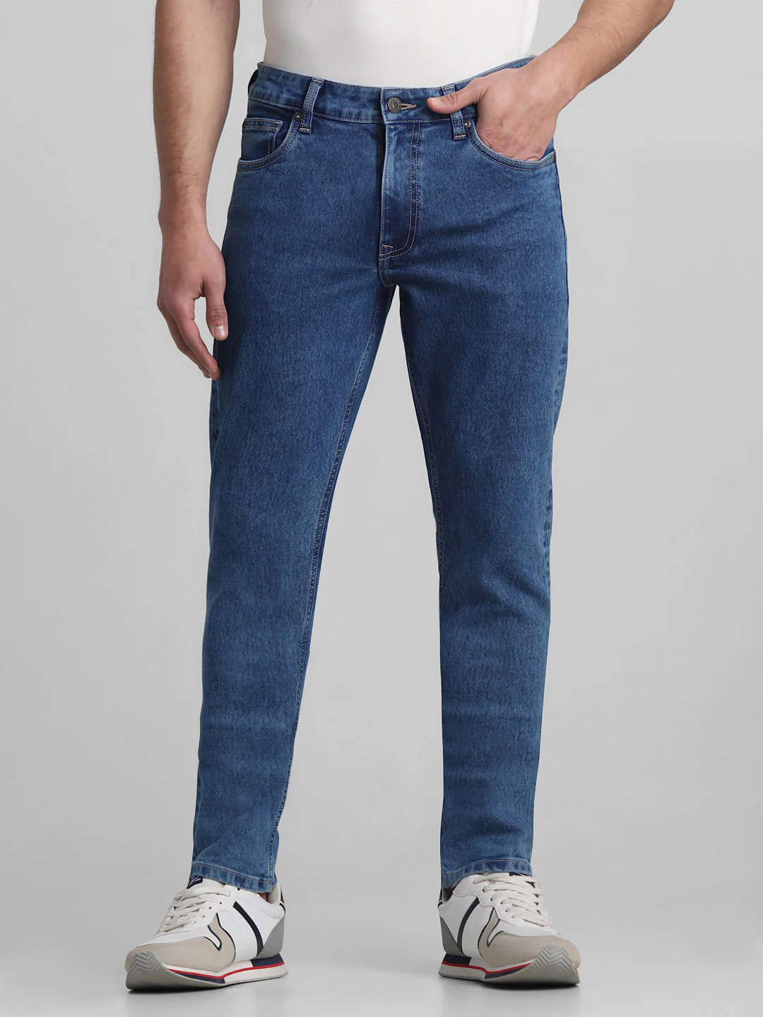 Light Blue Low Rise Glenn Slim Fit Jeans