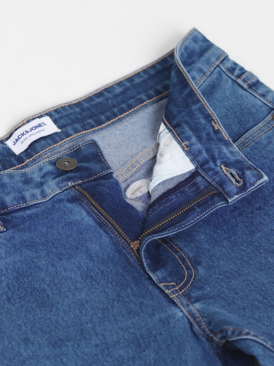 Light Blue Low Rise Glenn Slim Fit Jeans - Image 5