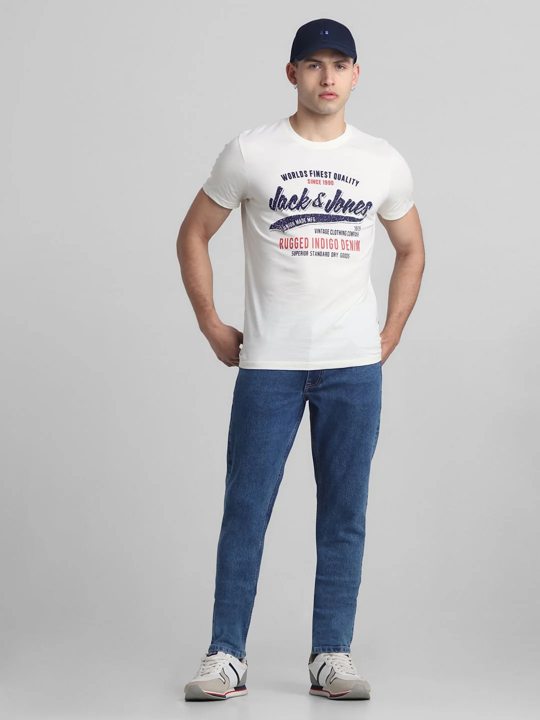 Light Blue Low Rise Glenn Slim Fit Jeans - Image 6