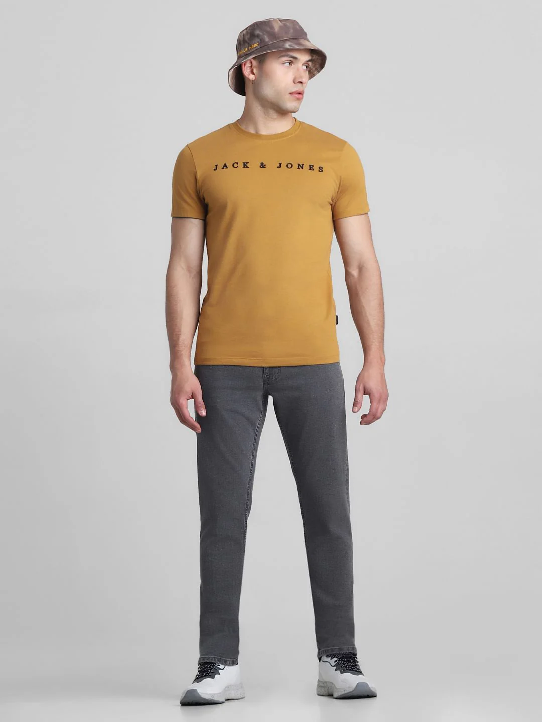 Grey Low Rise Ben Skinny Fit Jeans - Image 5