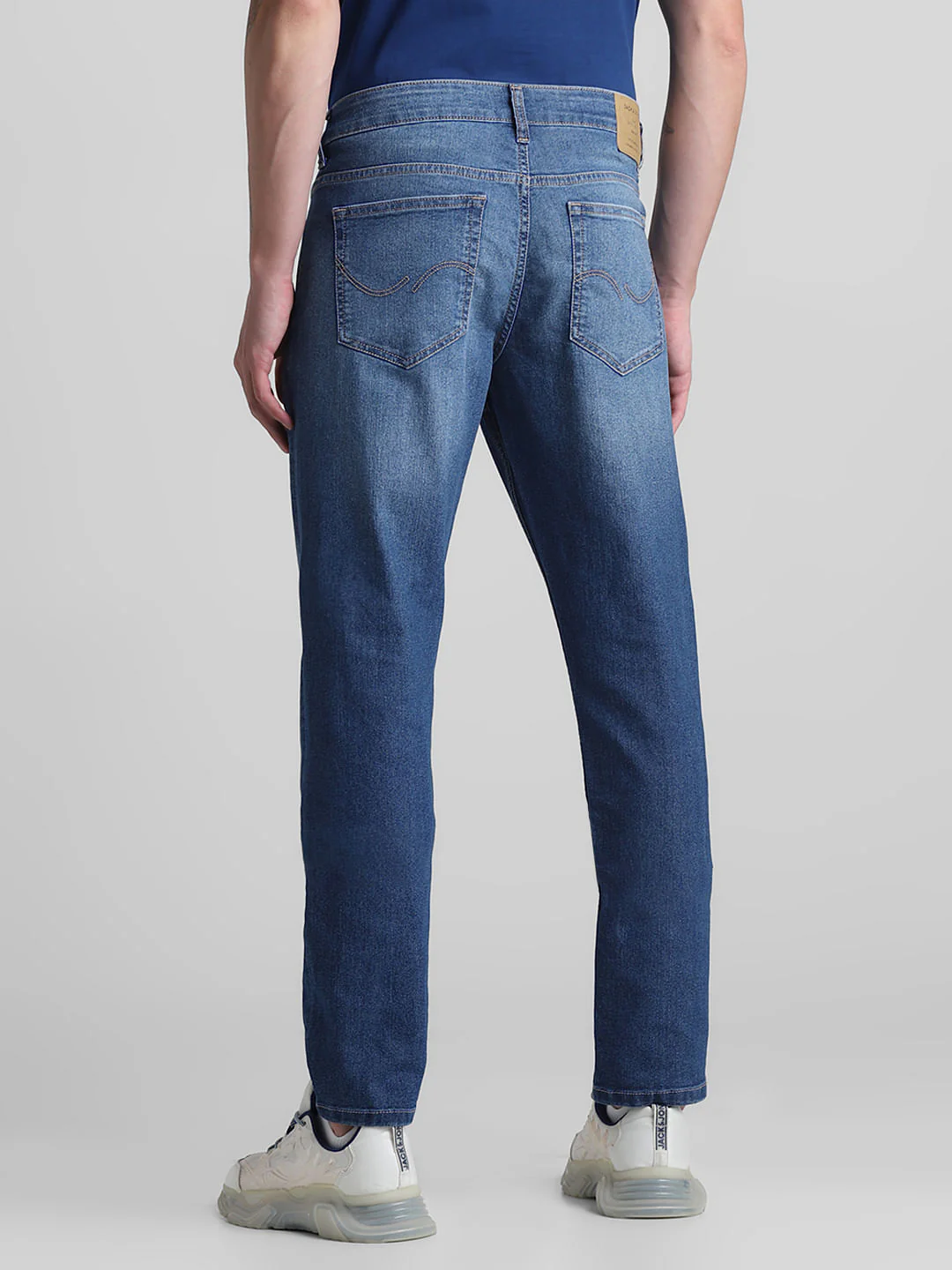 Blue Low Rise Glenn Slim Fit Jeans - Image 3