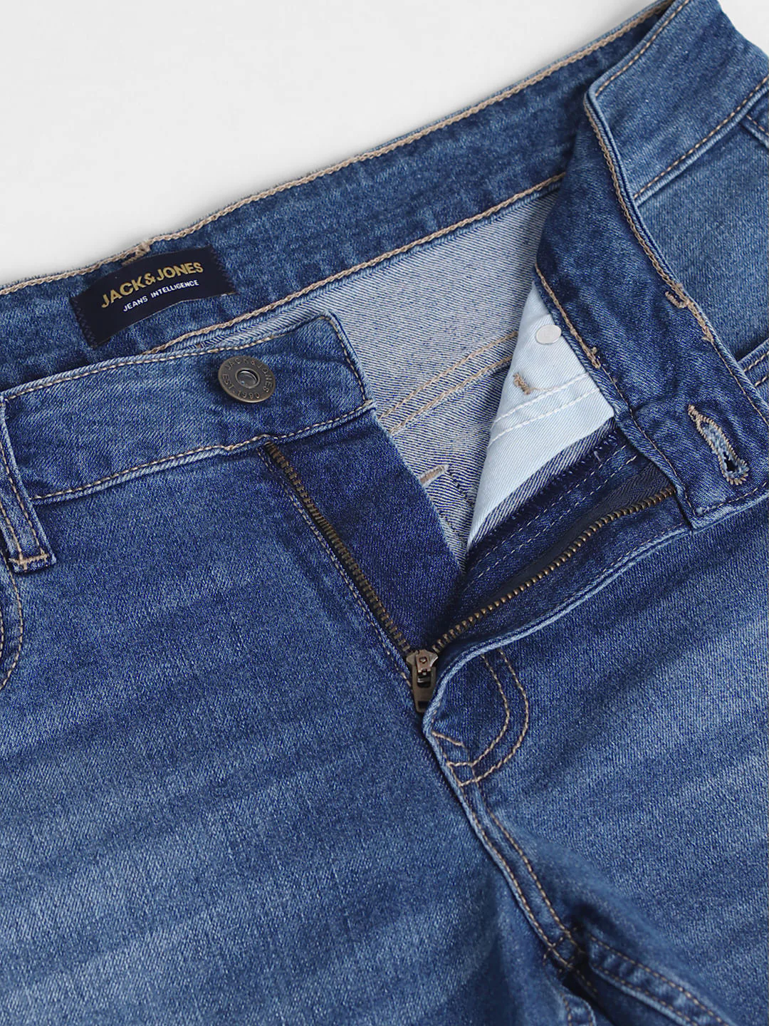 Blue Low Rise Glenn Slim Fit Jeans - Image 5