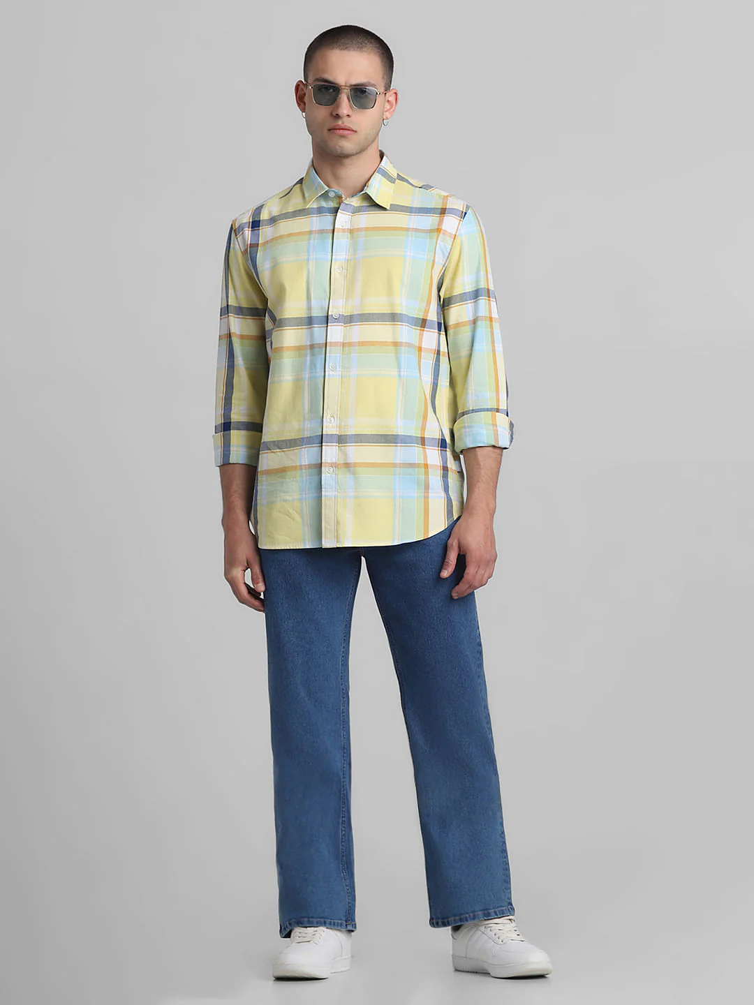 Blue High Rise Ray Bootcut Jeans - Image 6