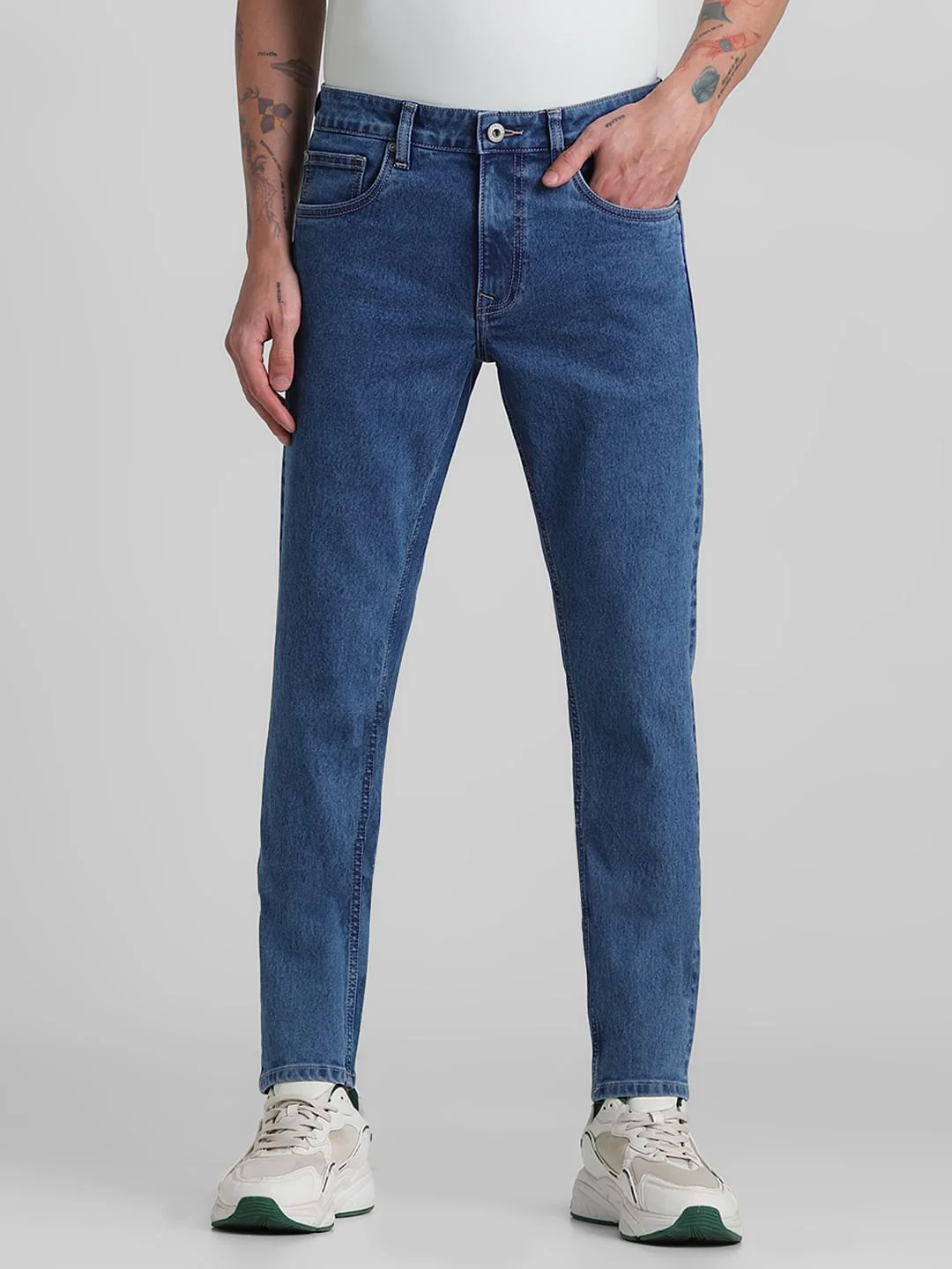 Light Blue Low Rise Ben Skinny Fit Jeans