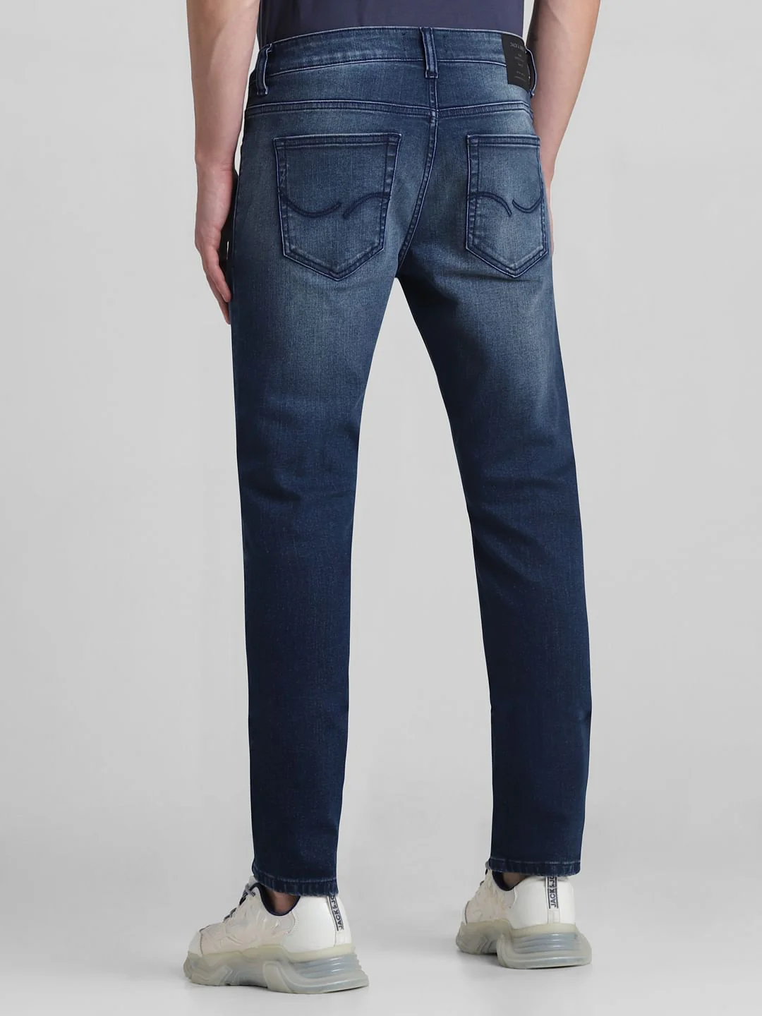 Light Blue Mid Rise Clark Regular Fit Jeans - Image 3