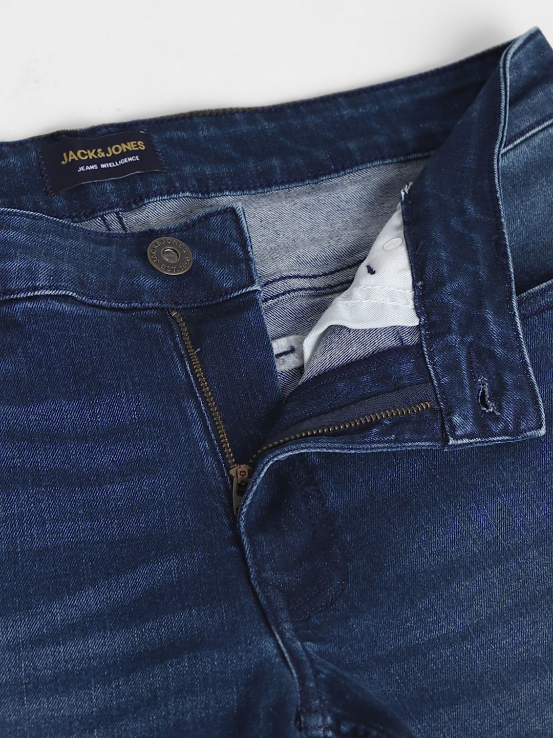 Light Blue Mid Rise Clark Regular Fit Jeans - Image 5