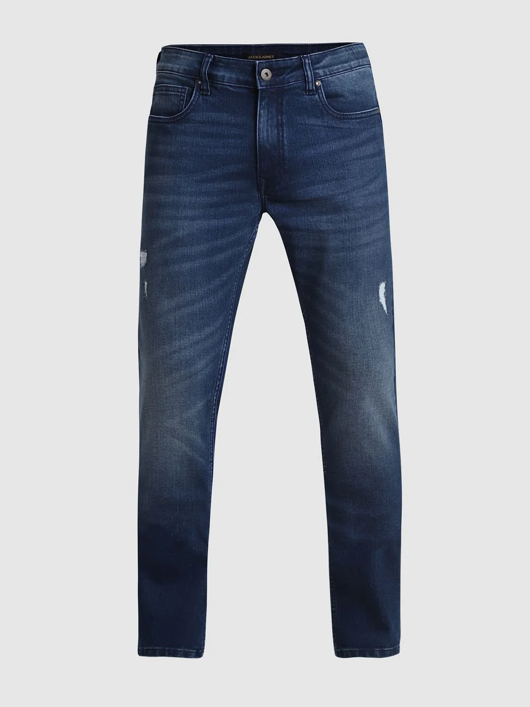 Light Blue Mid Rise Clark Regular Fit Jeans - Image 7