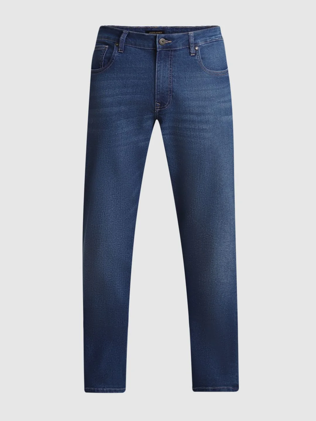 Blue Mid Rise Clark Regular Fit Jeans - Image 7