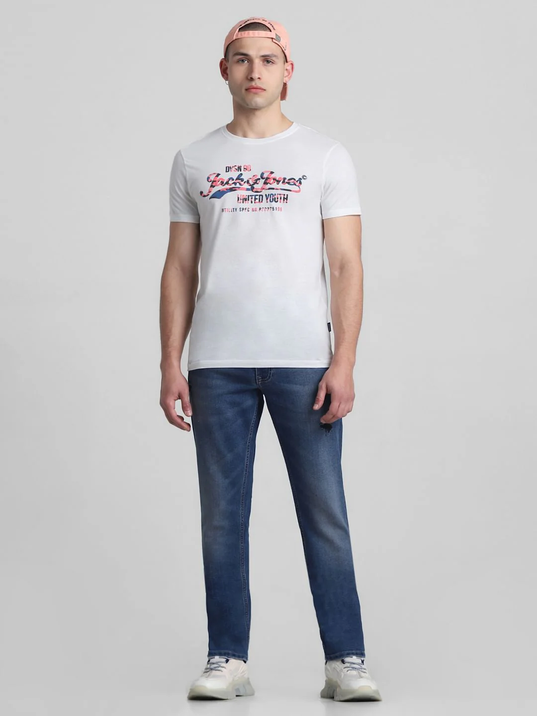 Blue Low Rise Distressed Glenn Slim Jeans - Image 5