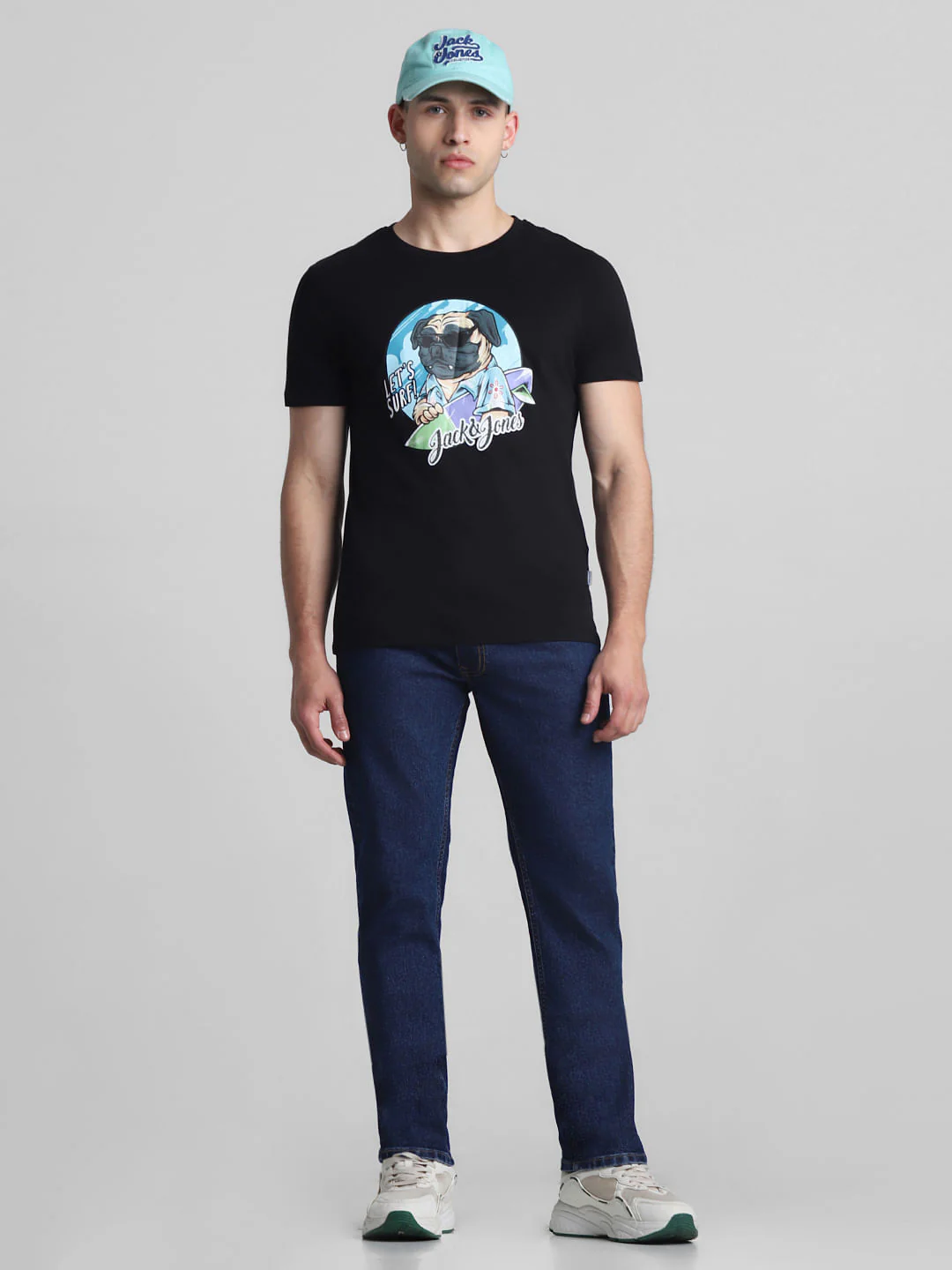 Blue Low Rise Tim Anti Fit Jeans - Image 5