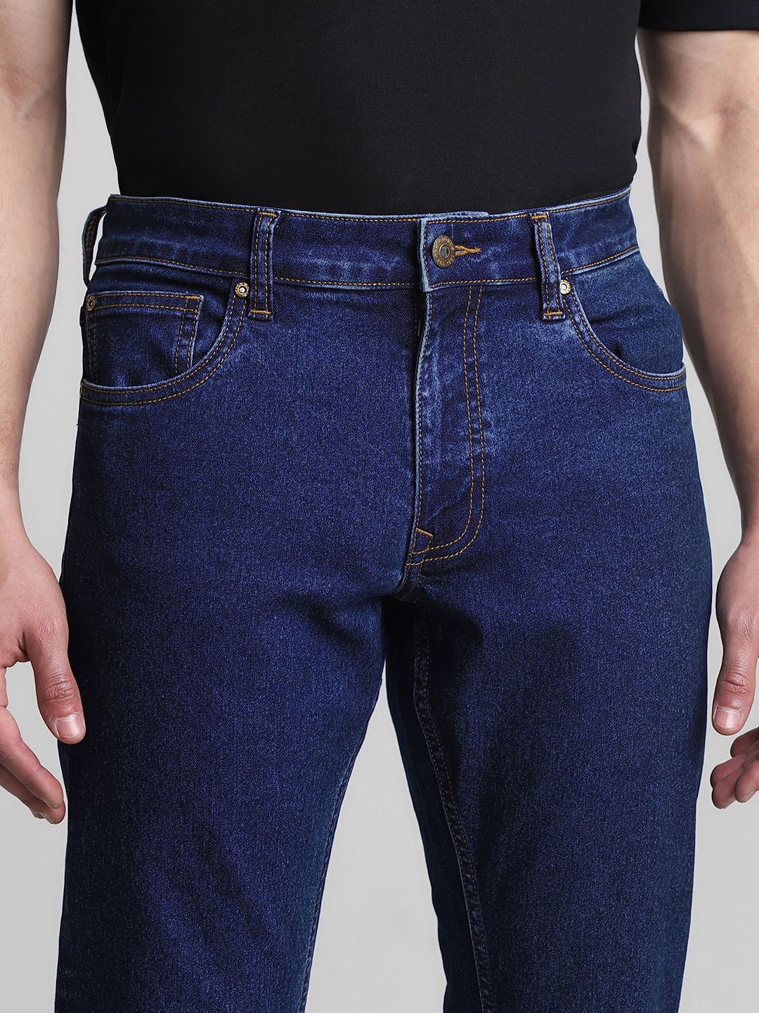 Blue Low Rise Glenn Slim Fit Jeans - Image 4