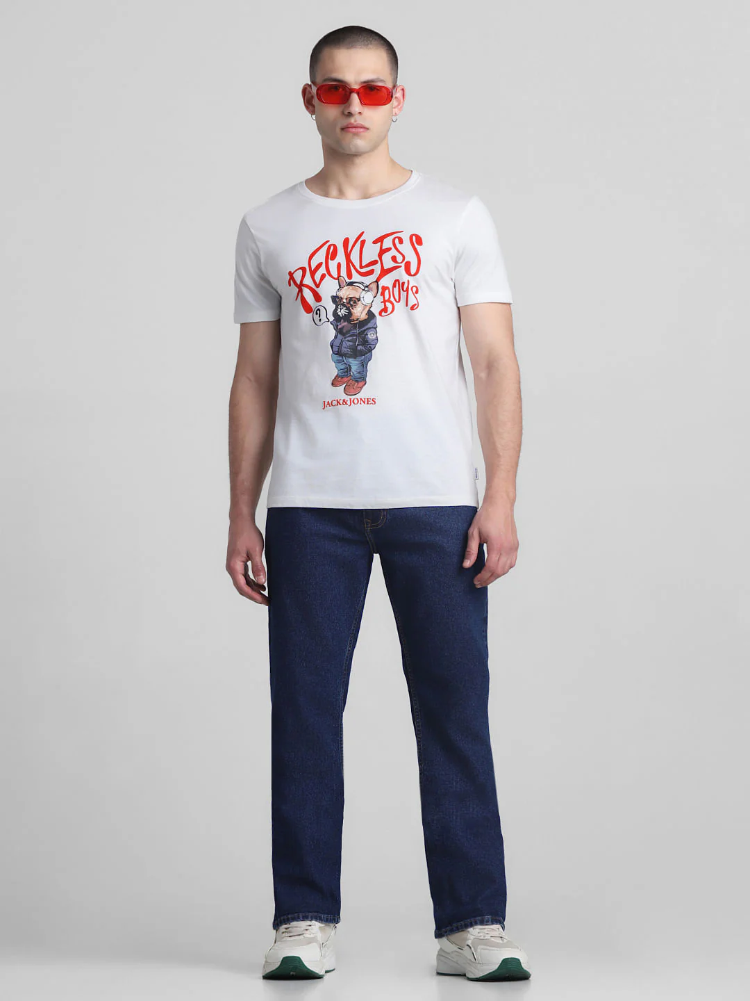 Blue High Rise Ray Bootcut Jeans - Image 5