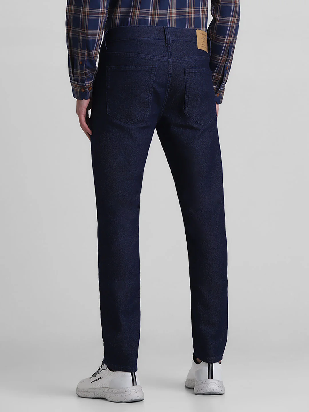 Dark Blue Low Rise Ben Skinny Fit Jeans - Image 3