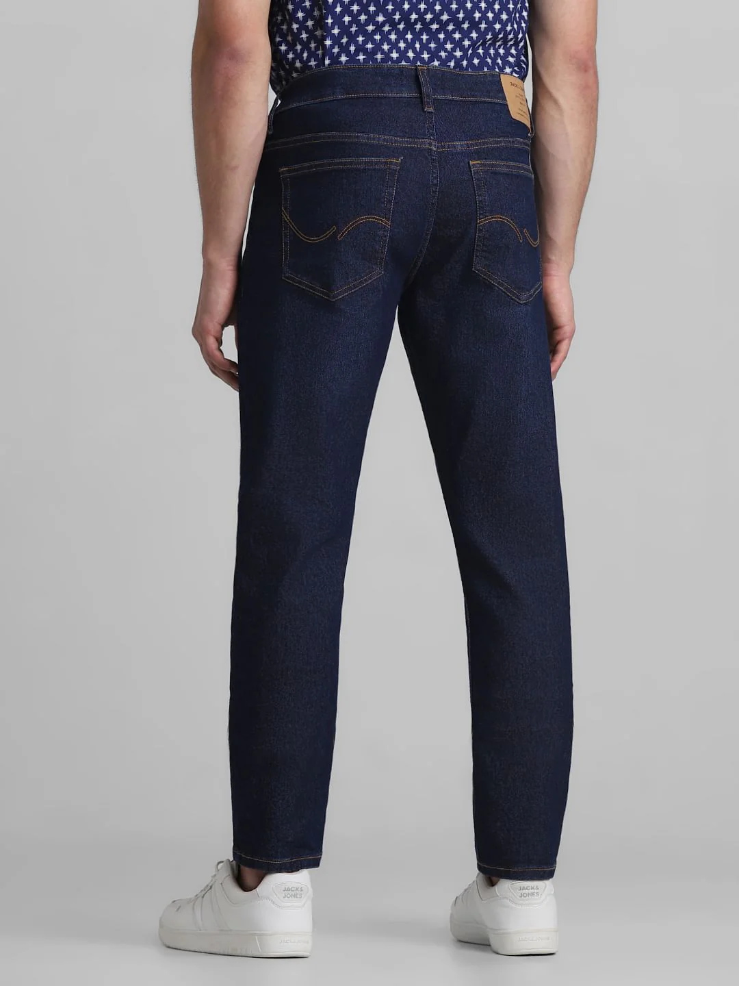 Dark Blue Low Rise Glenn Slim Fit Jeans - Image 3