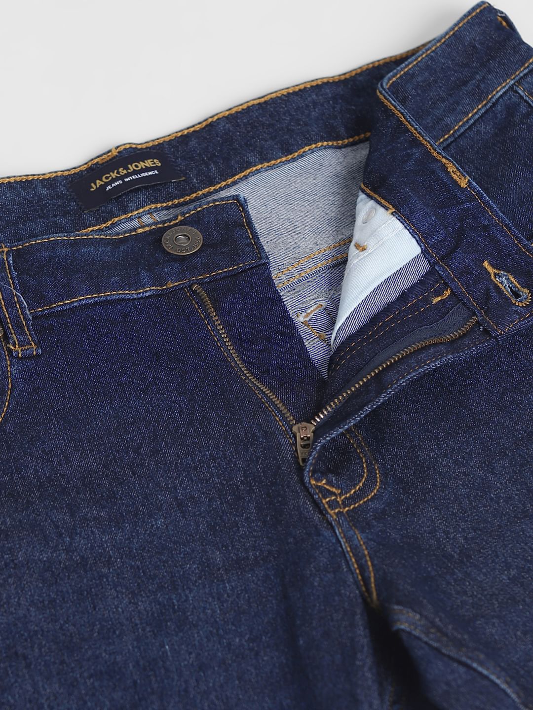 Dark Blue Low Rise Glenn Slim Fit Jeans - Image 5