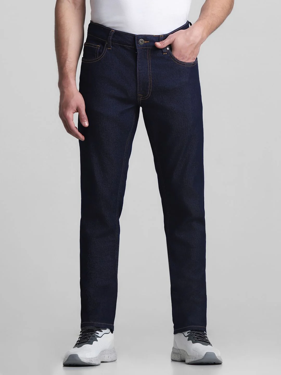 Dark Blue Low Rise Tim Anti Fit Jeans