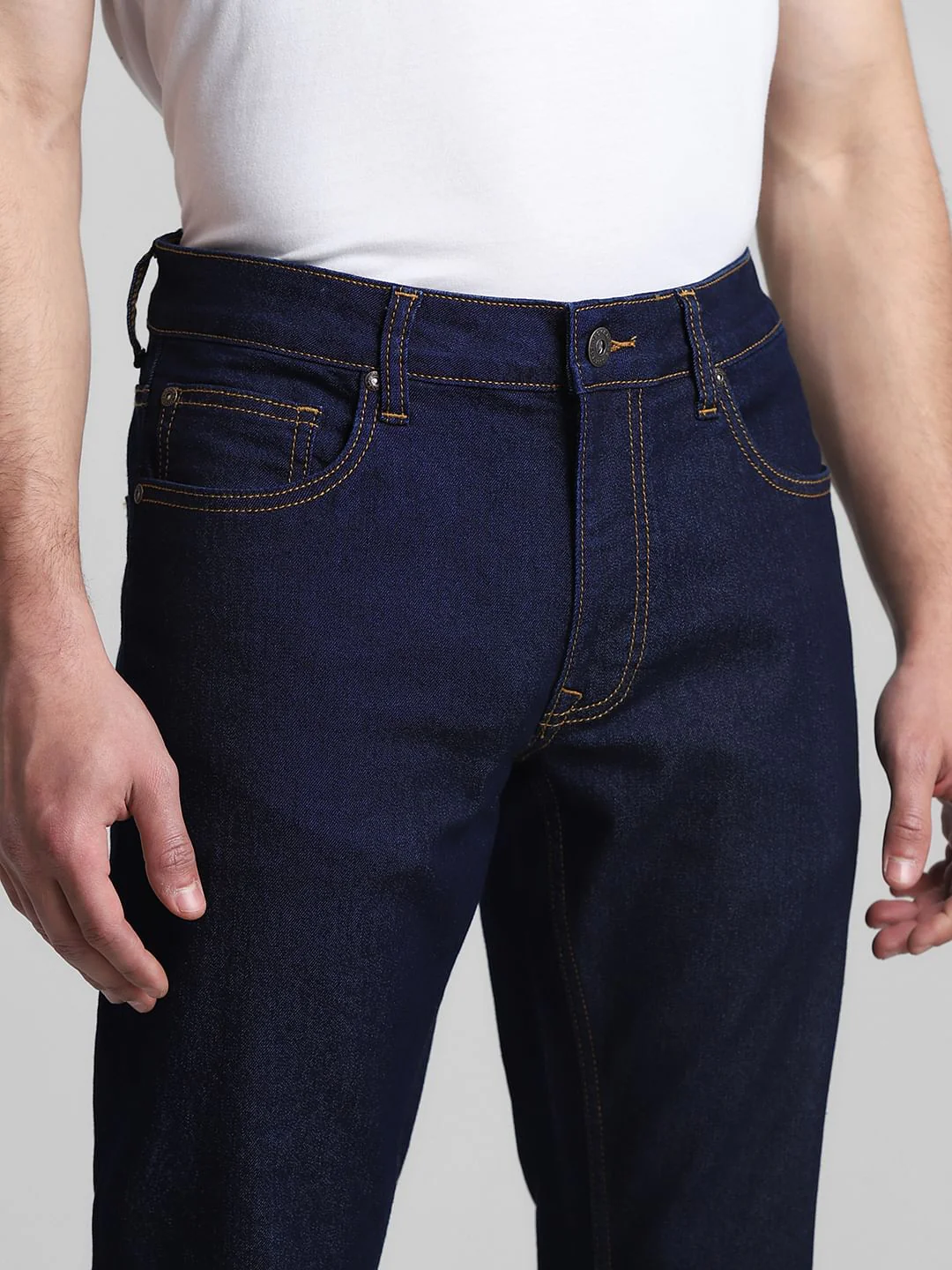 Dark Blue Low Rise Tim Anti Fit Jeans - Image 4