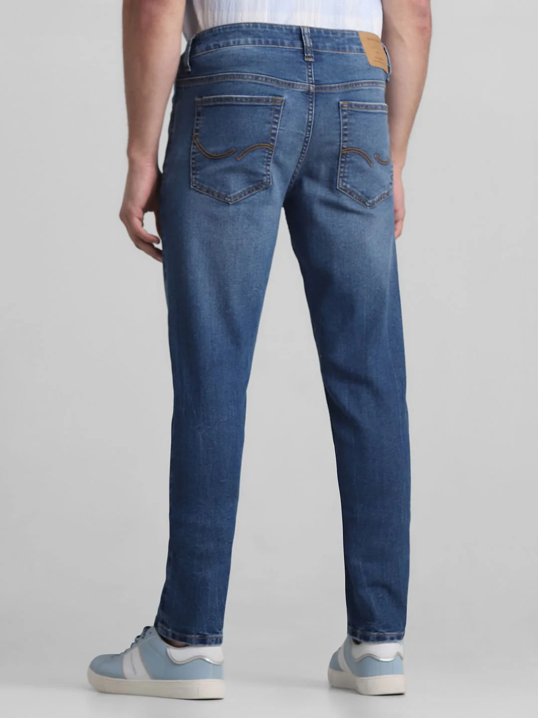 Blue Low Rise Glenn Slim Fit Jeans - Image 3