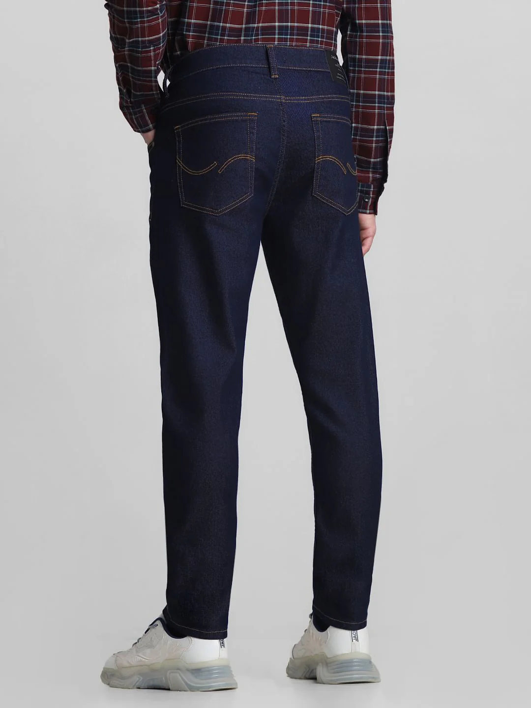 Dark Blue Low Rise Ben Skinny Jeans - Image 3