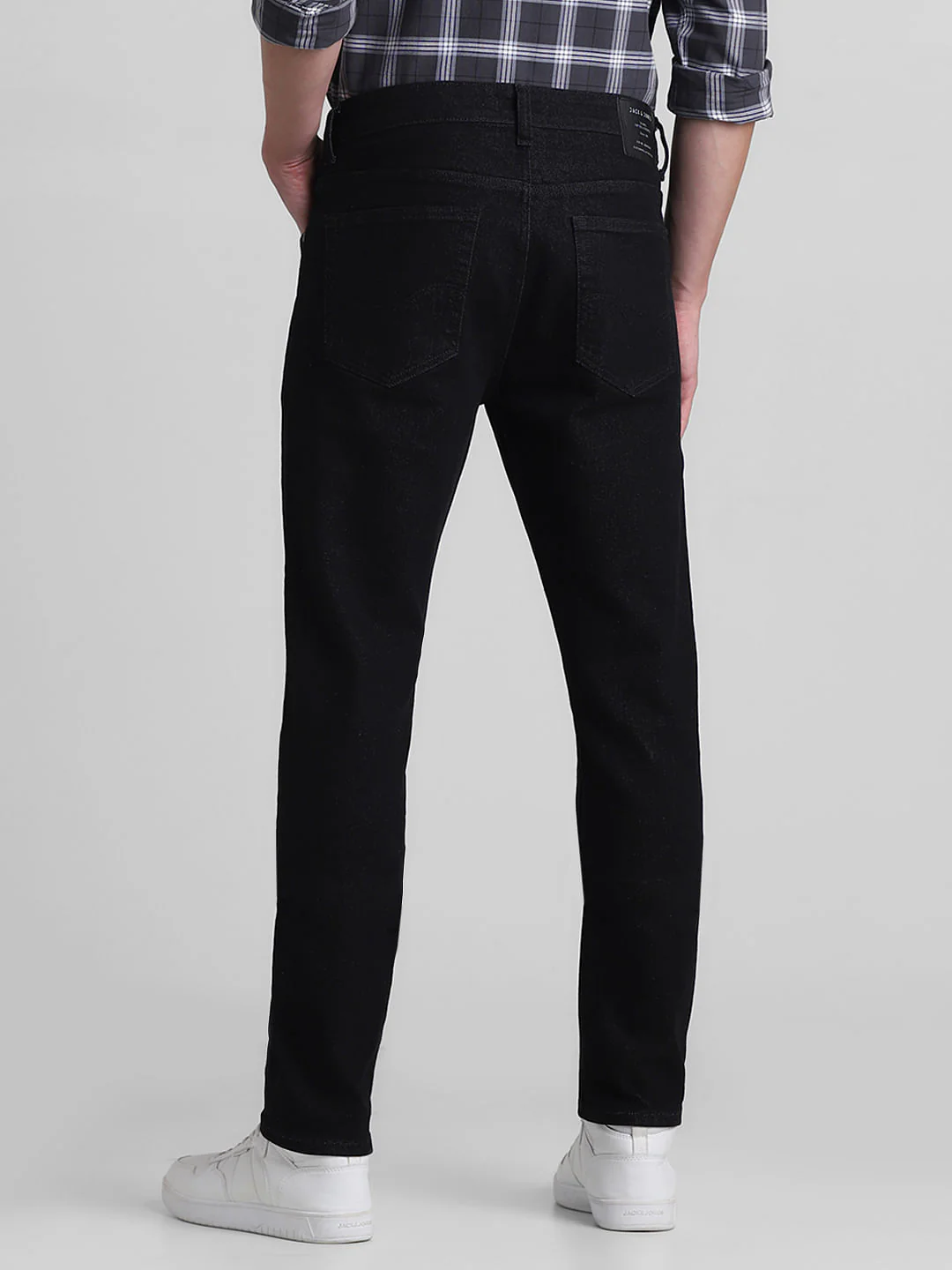 Black Low Rise Ben Skinny Fit Jeans - Image 3