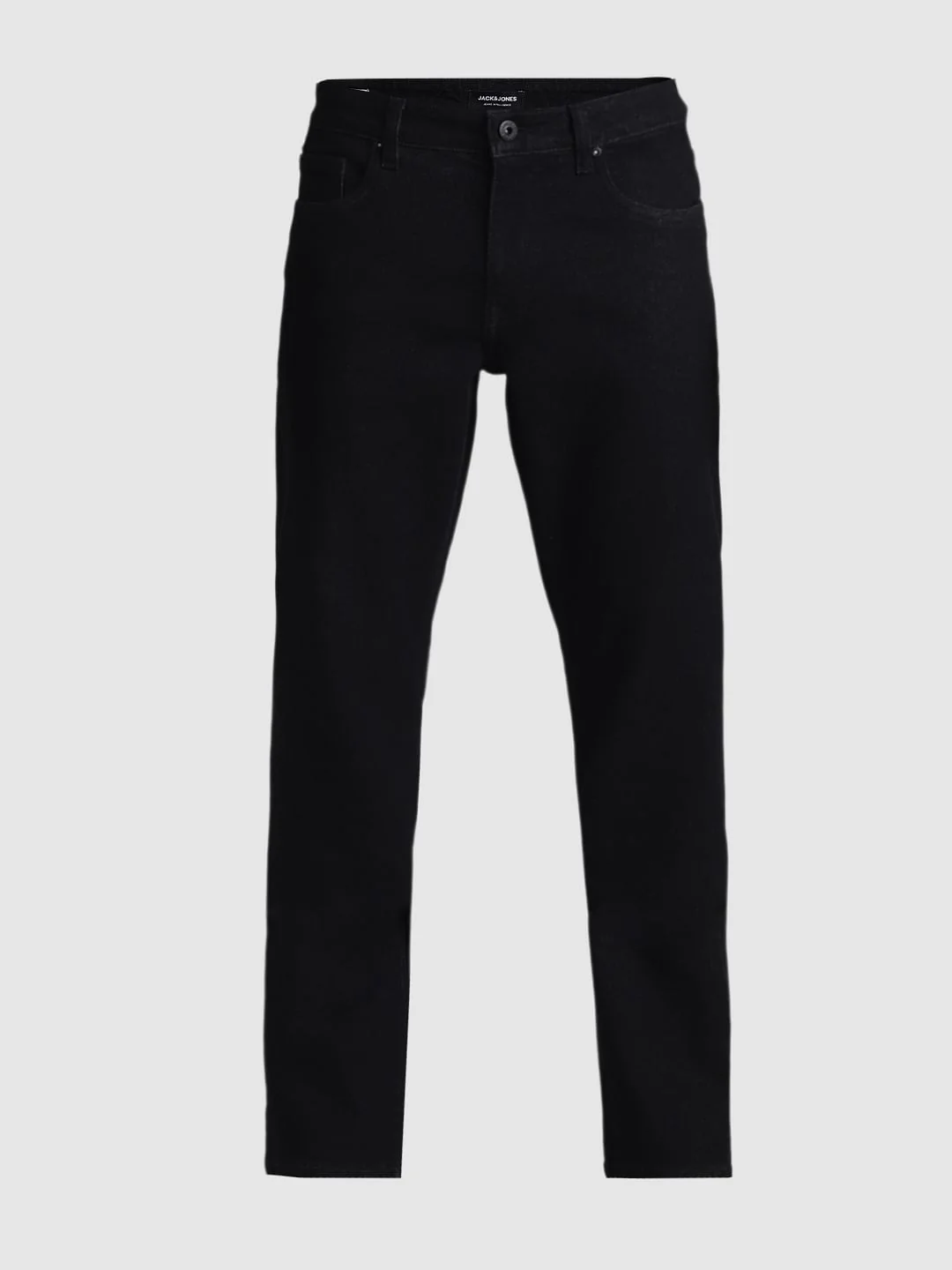 Black Mid Rise Clark Regular Fit Jeans - Image 6
