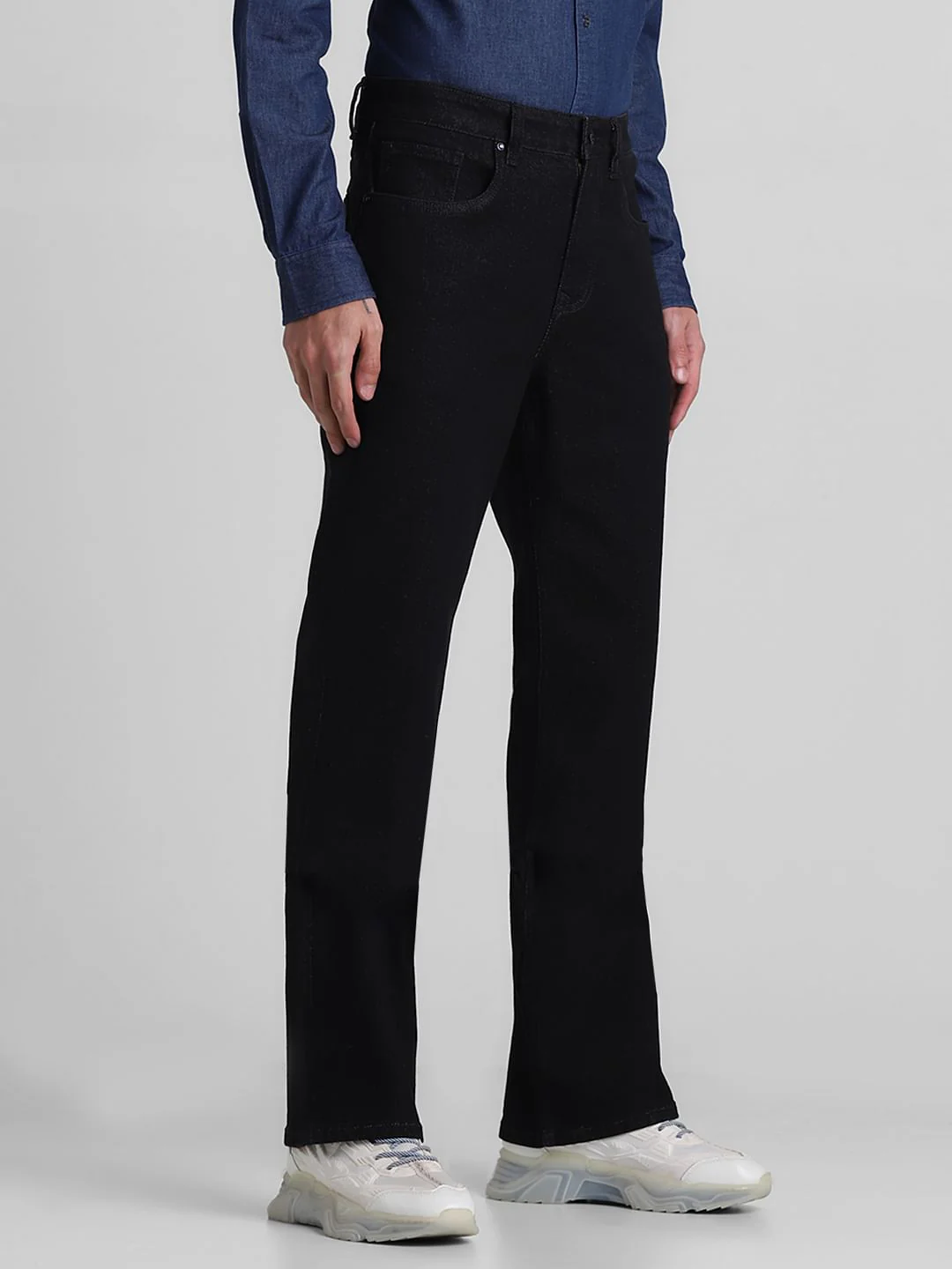 Black High Rise Ray Bootcut Fit Jeans - Image 2