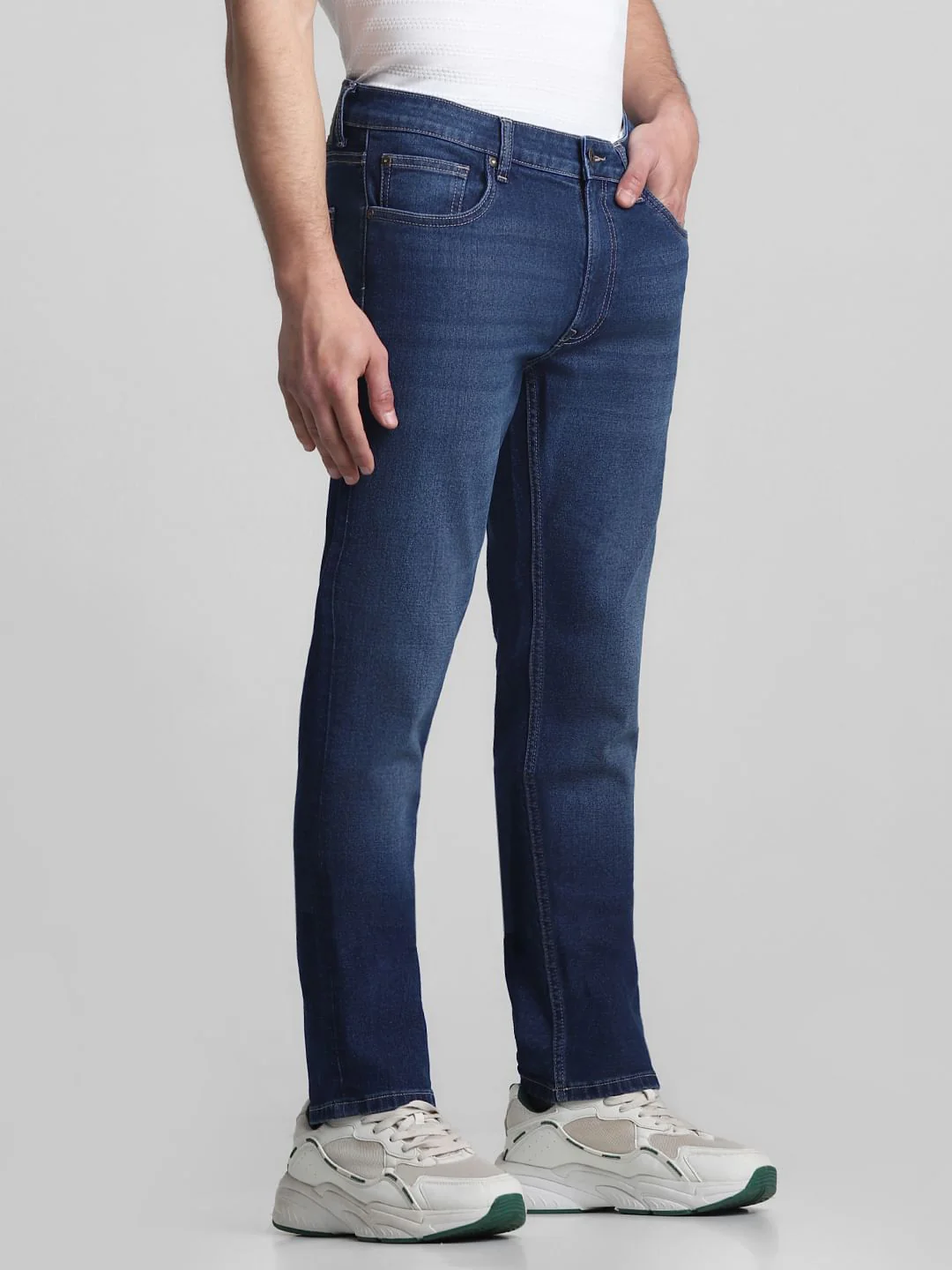 Blue Low Rise Tim Anti Fit Jeans - Image 2