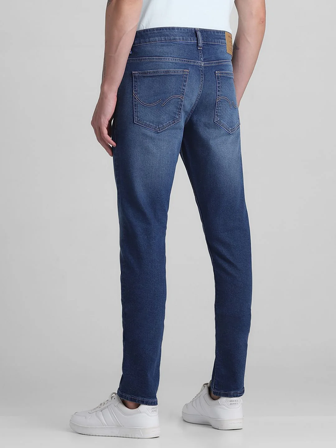 Blue Low Rise Glenn Slim Fit Jeans - Image 3
