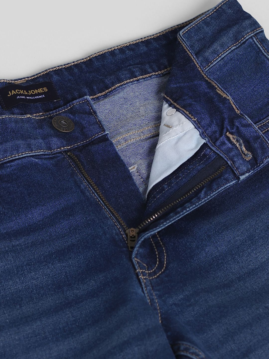 Blue Low Rise Glenn Slim Fit Jeans - Image 5