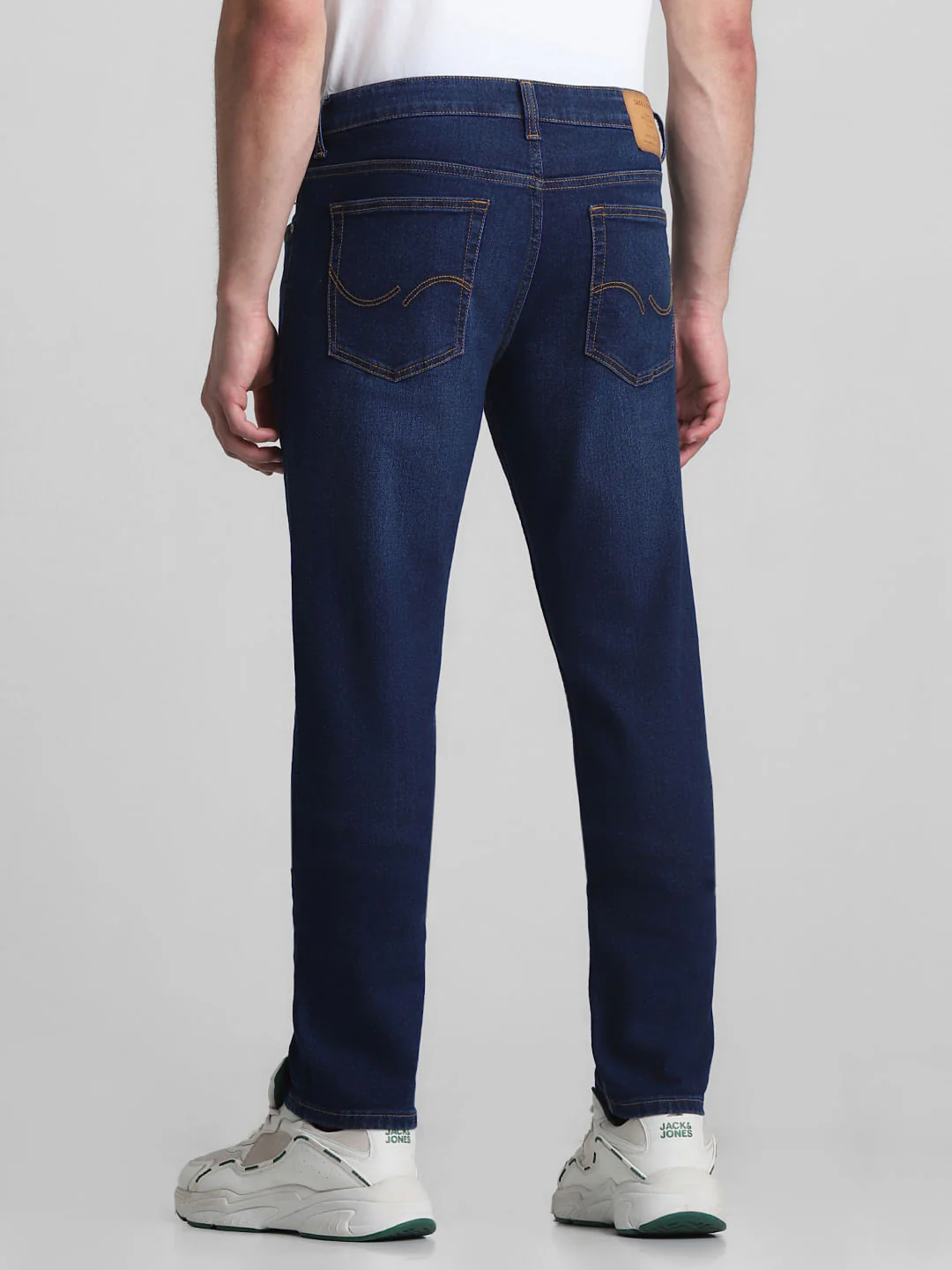 Dark Blue Low Rise Glenn Slim Fit Jeans - Image 3