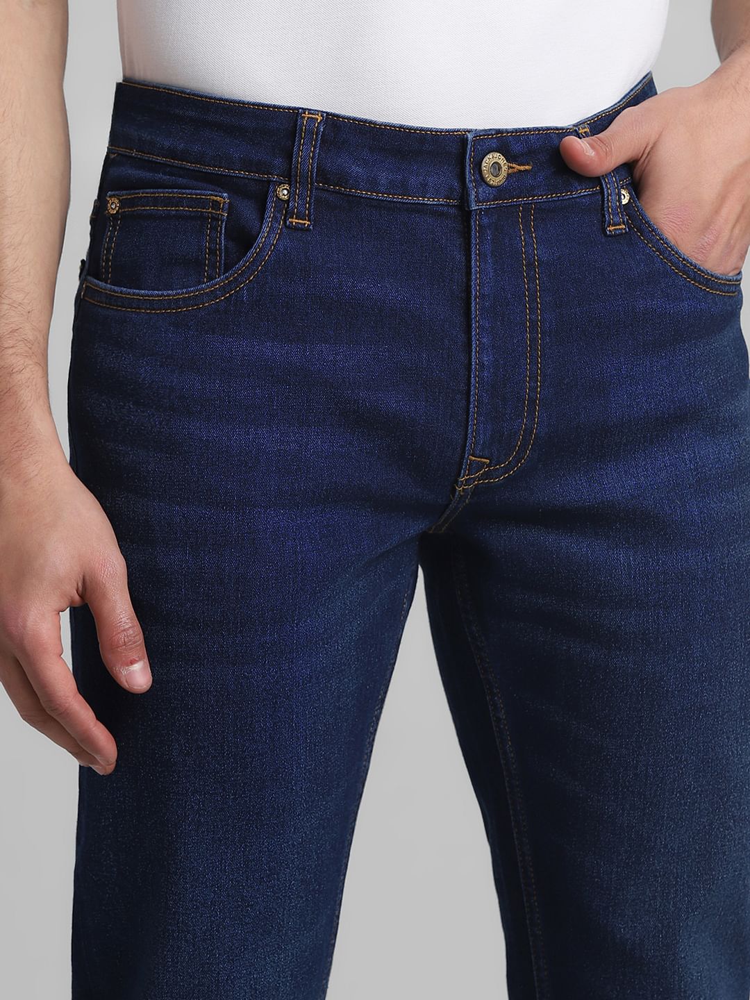 Blue Low Rise Ben Skinny Fit Jeans - Image 4