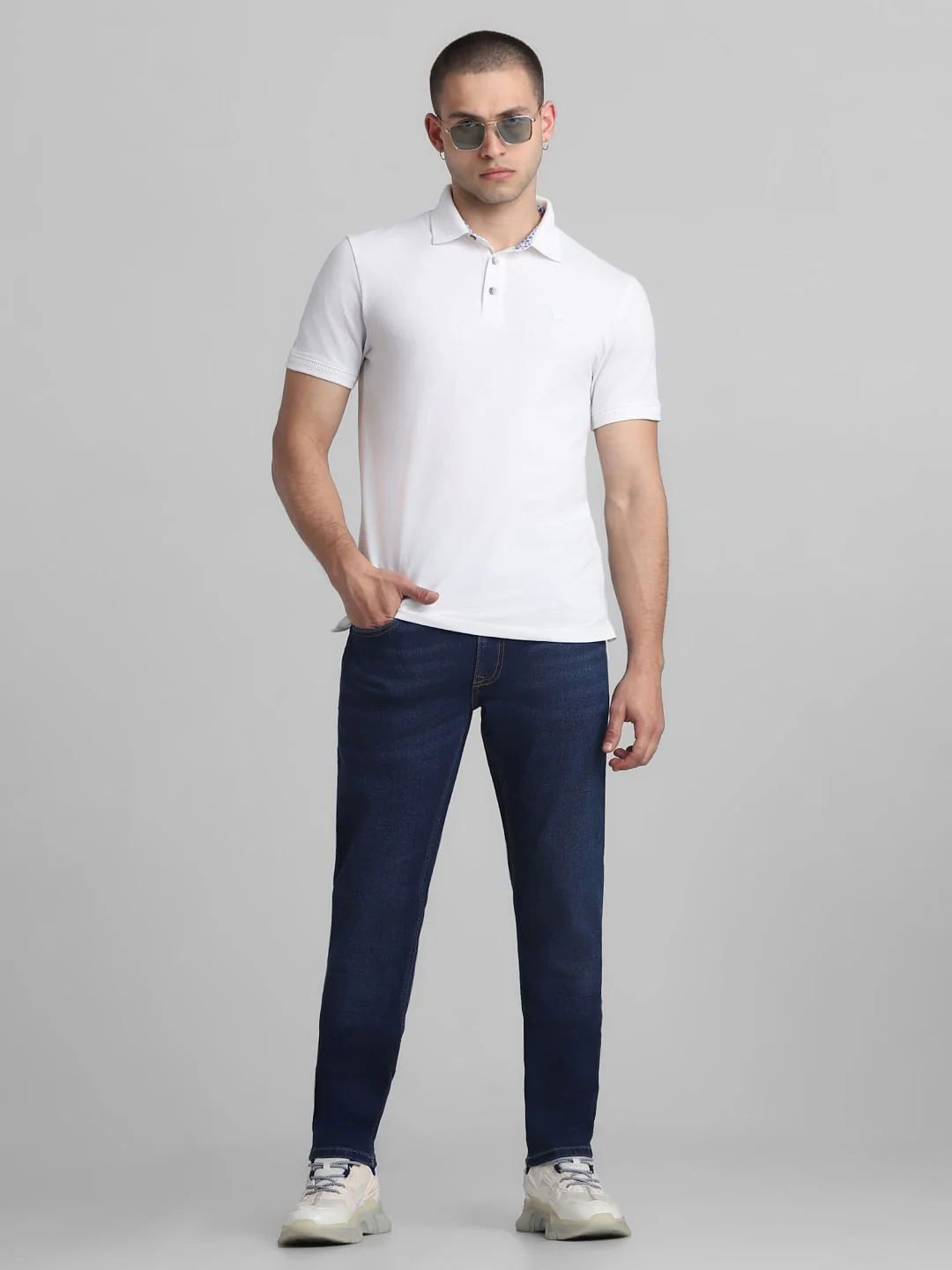 Blue Low Rise Ben Skinny Fit Jeans - Image 6