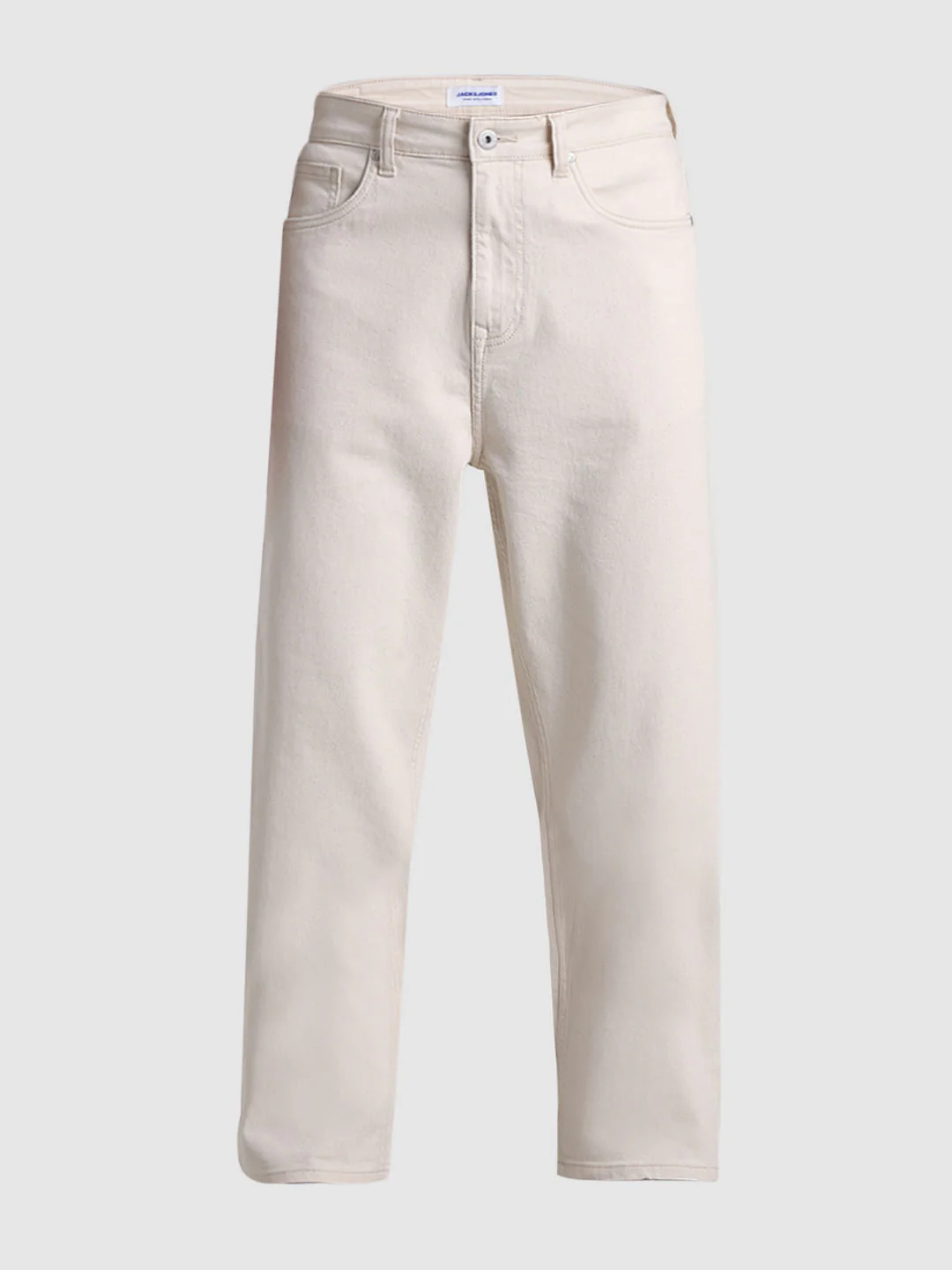 Ecru High Rise Dario Loose Fit Jeans - Image 6