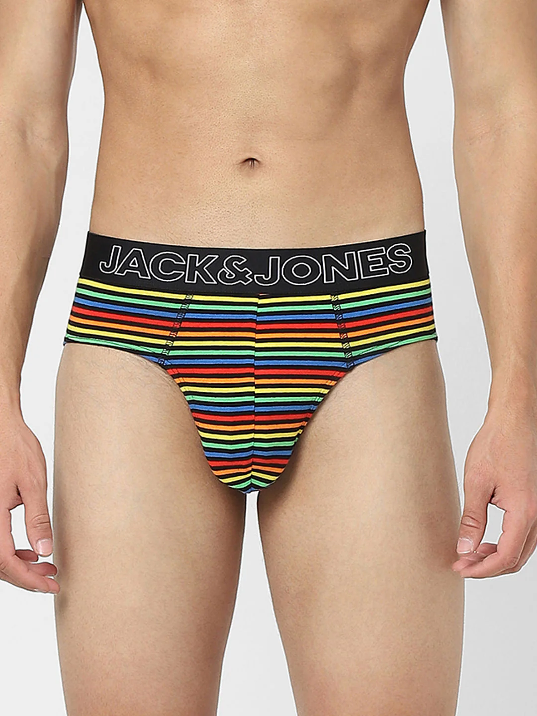 Multi-coloured Striped Briefs