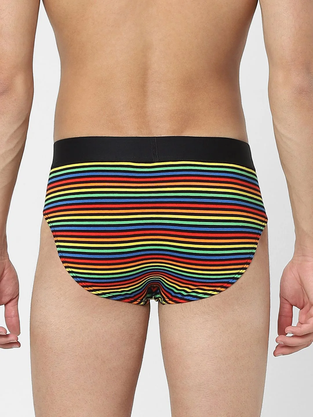 Multi-coloured Striped Briefs - Image 3