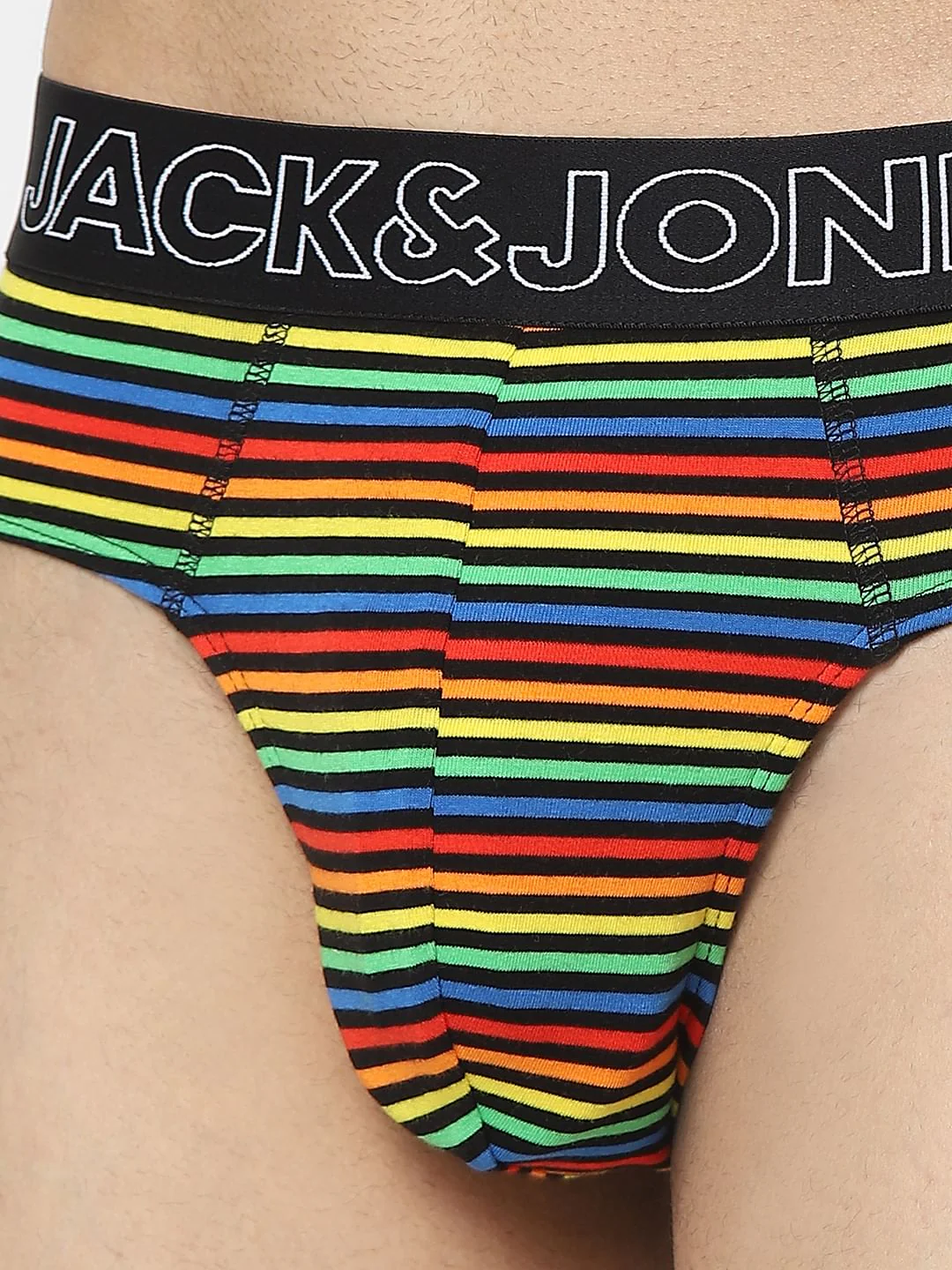 Multi-coloured Striped Briefs - Image 4