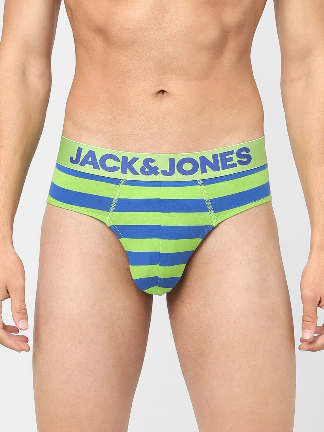 Green Striped Briefs