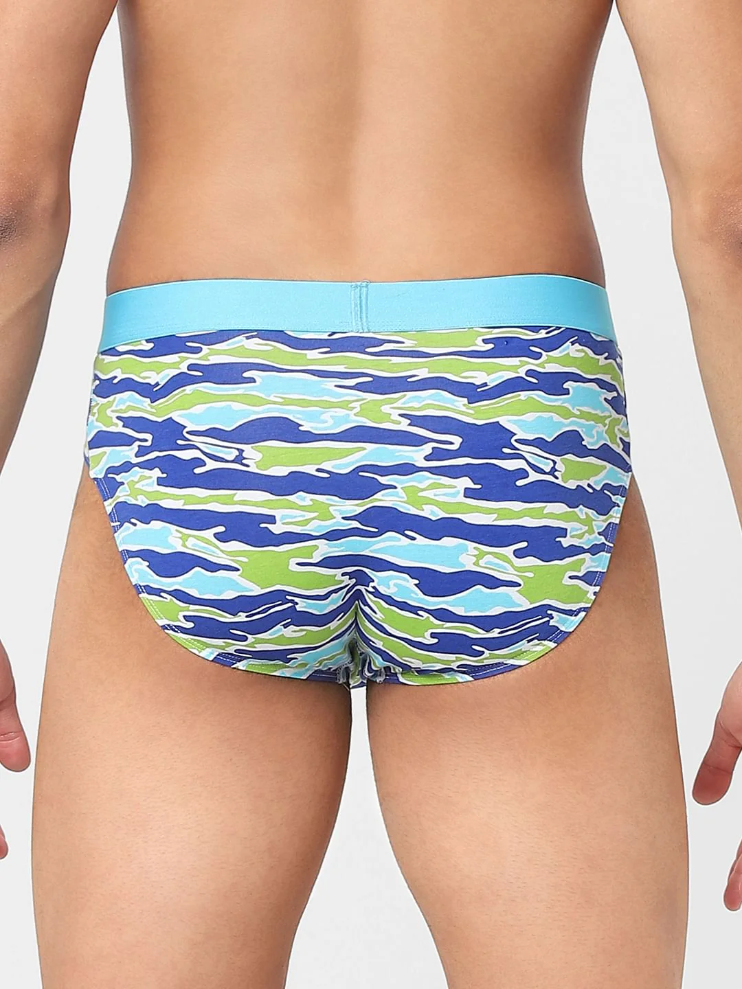 Blue Printed Briefs - Image 3