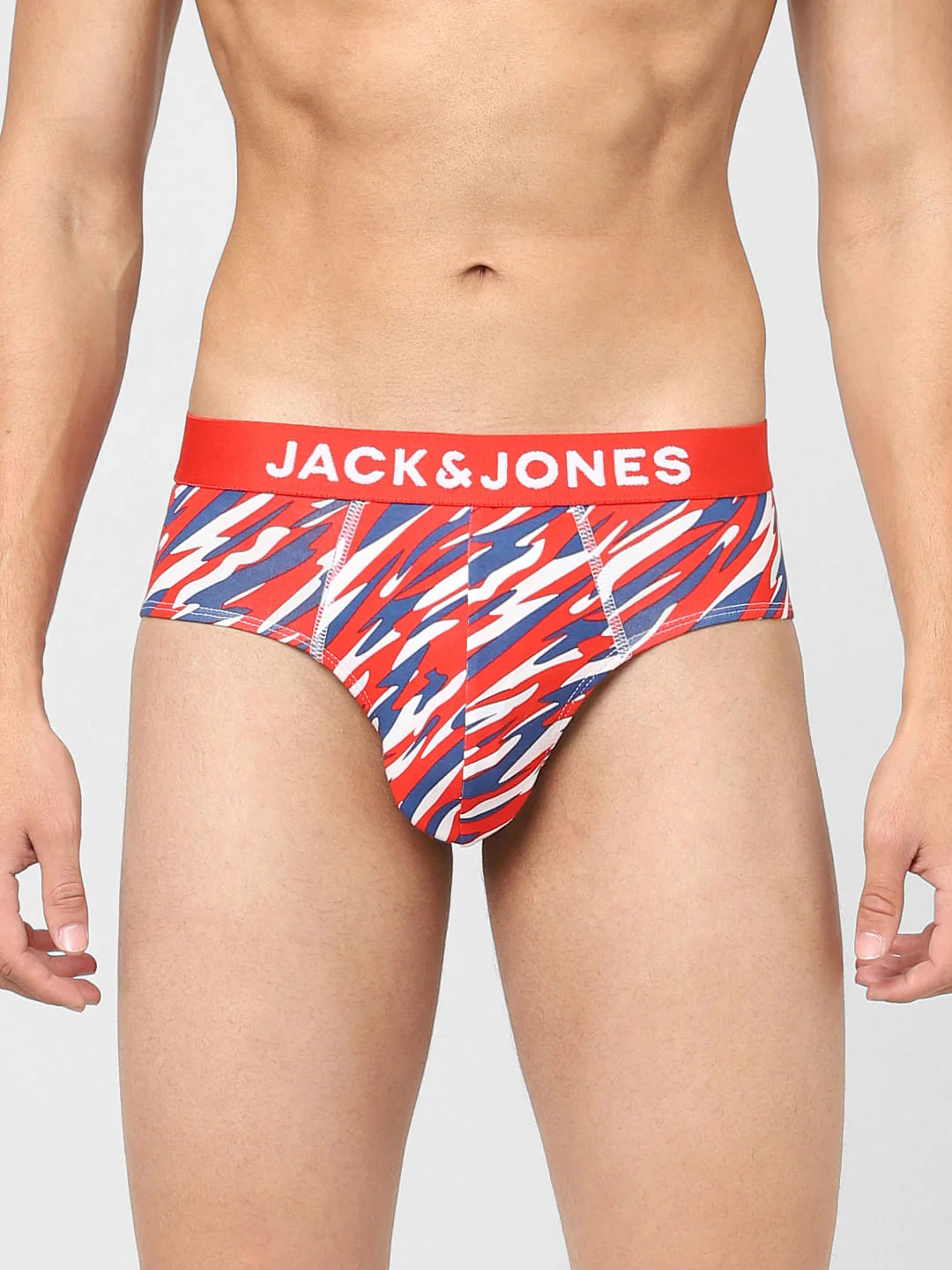 Red & Blue Printed Briefs