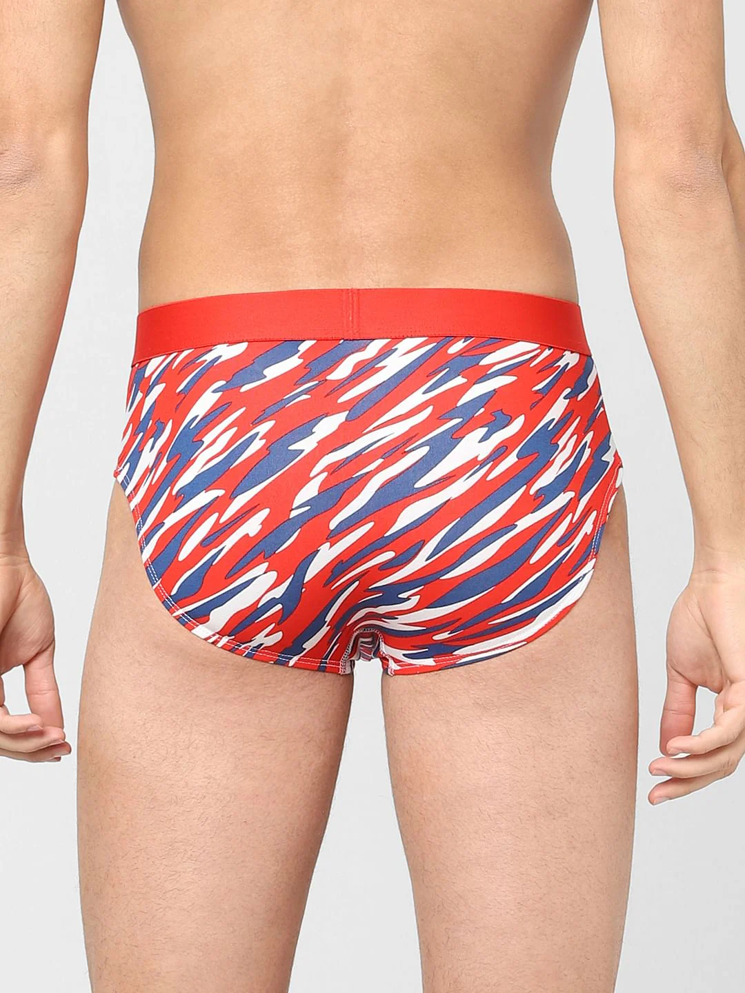Red & Blue Printed Briefs - Image 3
