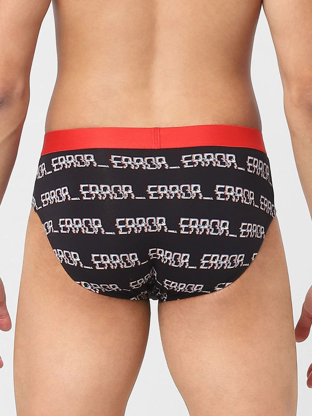 Black Printed Briefs - Image 3