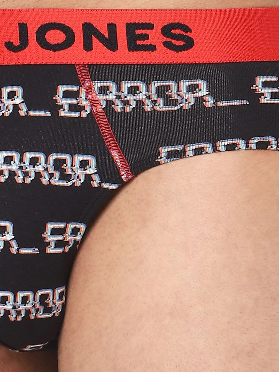 Black Printed Briefs - Image 4