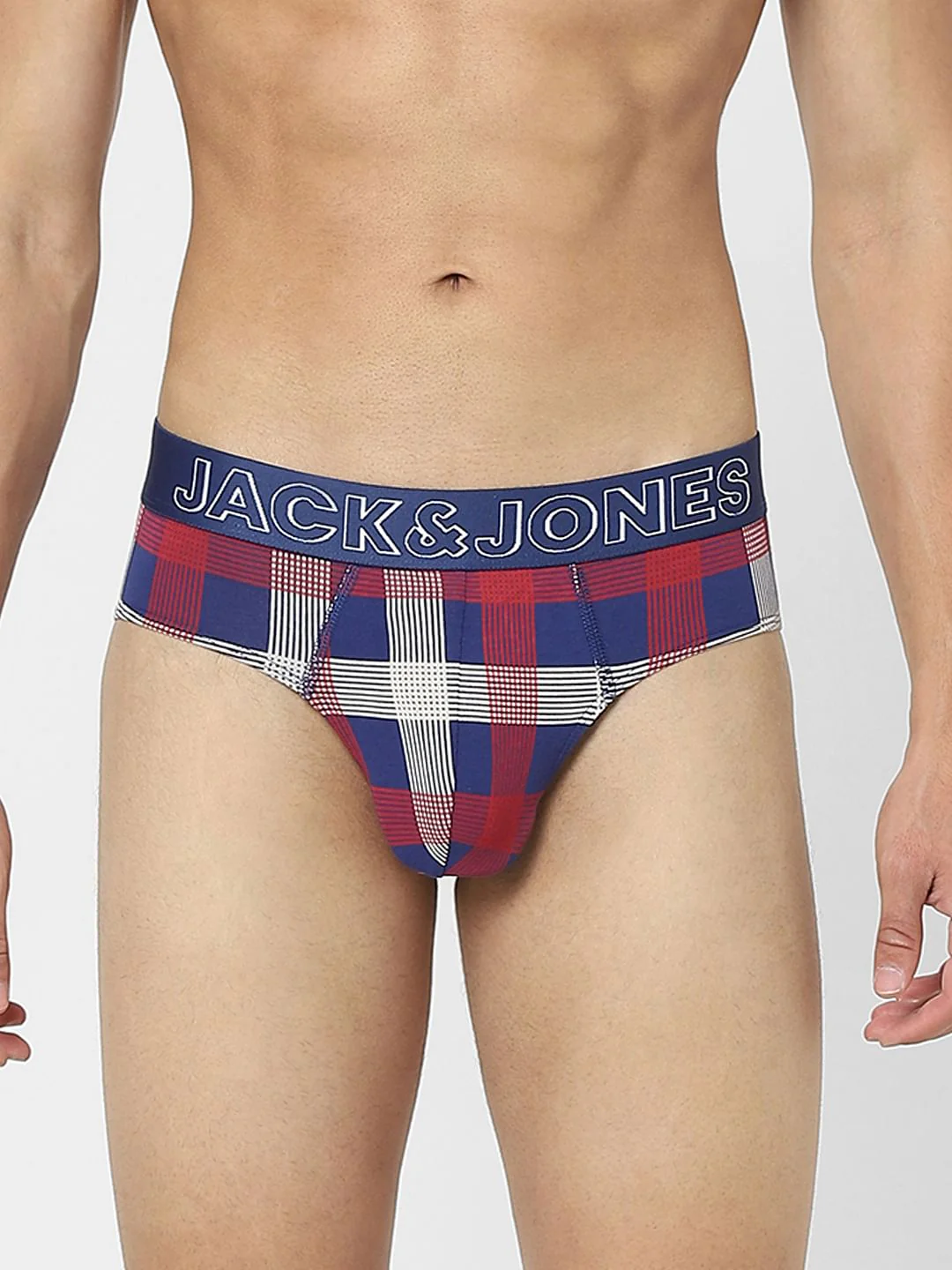 Blue & Red Checks Briefs