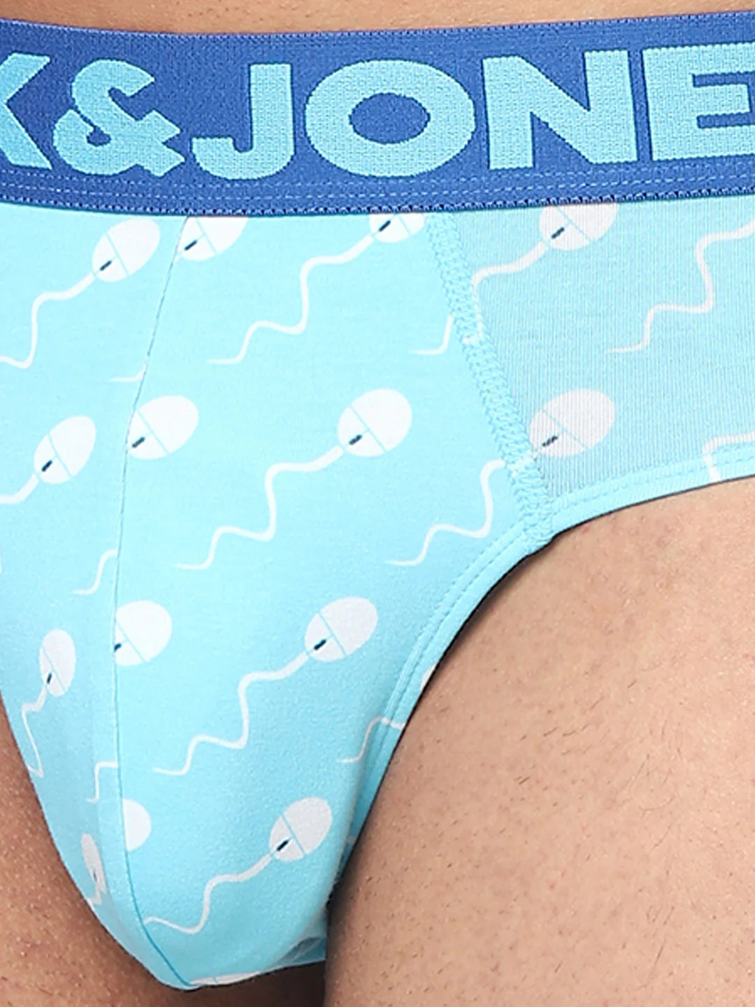 Blue Printed Briefs - Image 4